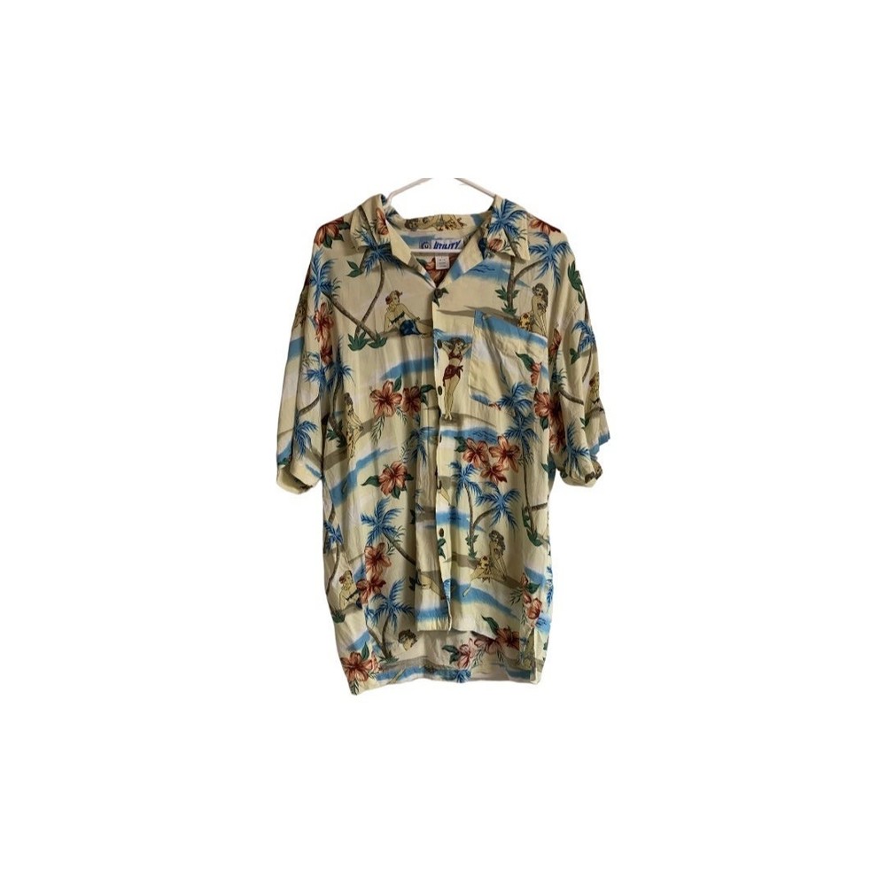 Vintage Men’s Utility Brand Hawaiian Shirt Size Large